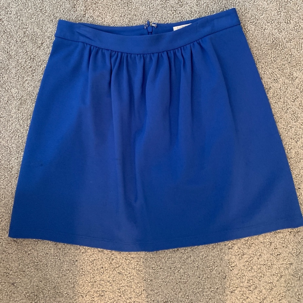 Blue J. Crew Miniskirt